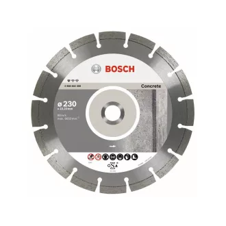   BOSCH Diamantový rezací kotúč 230 x 2,3 x 10 x 22,2 mm segmentovaný Štandard na betón (10 ks)
