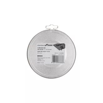   BOSCH Rezný kotúč na kov 115 x 1,0 x 22,2 mm inox rovno WA 60 T BF Rapido v kovovej krabici (10 ks)