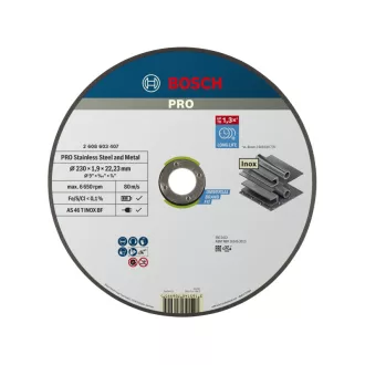   BOSCH PRO Rezný kotúč na nerez/ kov 230 x 1,9 x 22,2 mm AS 46 T INOX BF (oSa)