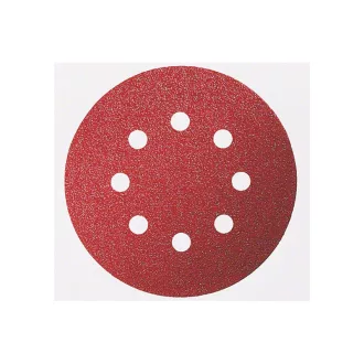   BOSCH brúsny tanier na suchý zips 125 mm / P180 8 otvorov (5 ks)