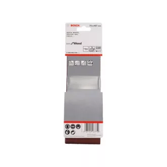 BOSCH Brúsny pás 75 x 457 mm / P220 (3 ks)