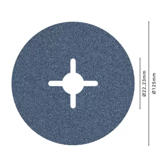   BOSCH PRO Brúsny kotúč na kov 125 x 22,2 mm / P80 zirkónium-oxid