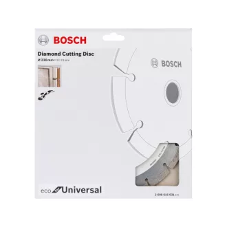   BOSCH Diamantový rezací kotúč 230 x 2,6 x 7,0 x 22,2 mm segmentový ECO pre univerzálny
