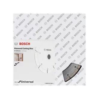   BOSCH Diamantový rezný kotúč 230 x 2,6 x 7,0 x 22,2 mm segmentovaný ECO pre univerzálne použitie (10 ks)