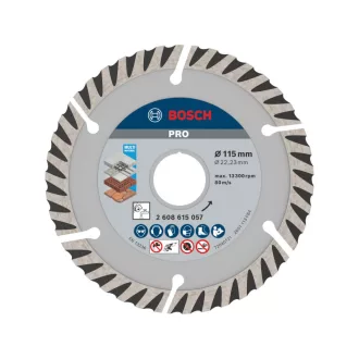   BOSCH PRO Diamantový rezací kotúč na viac materiálov 115 x 2,0 x 10 x 22,2 mm segmentovaný