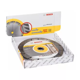   BOSCH Diamantový rezací kotúč 230 x 2,6 x 10 x 22,2 mm segmentovaný Štandard pre univerzálny (10 ks)