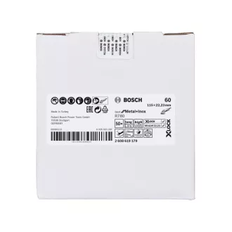  BOSCH X-LOCK Brúsný kotúč 115 x 22,2 / P60 BfM+I R780 s keramickými zrnami