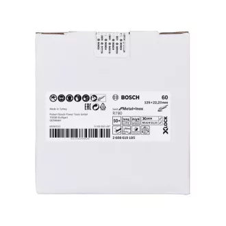   BOSCH X-LOCK Fibertárcsa 125 x 22,2 / P60 BfM+I R780 s keramickými zrnami