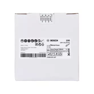   BOSCH X-LOCK Fibrózový kotúč 125 x 22,2 / P80 BfM+I R780 s keramickou zrnitosťou