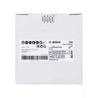   BOSCH X-LOCK brúsny disk 125 x 22,2 / P100 BfM+I R780 s keramickými zrnami