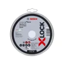 BOSCH Rezný kotúč na kov 125 x 1,0 x 22,2 mm inox rovný WA 60 T BF X-LOCK
