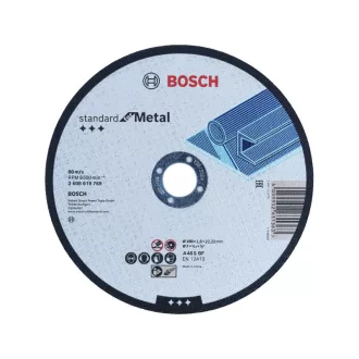   BOSCH Rezný kotúč na kov 180 x 1,6 x 22,2 mm ohnutý Standard for Metal A 46 S BF