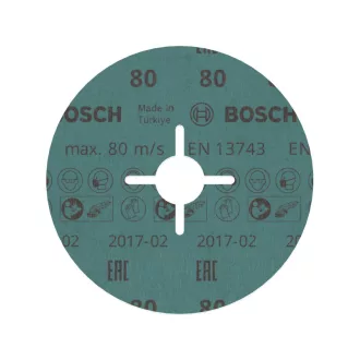   BOSCH PRO Brúsny kotúč na nerez 125 x 22,2 mm / P80 keramický zrnitý