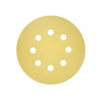   BOSCH brúsny tanier na suchý zips 125 mm / P120 8 otvorov C450 (50 ks)