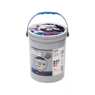   BOSCH PRO Rezný kotúč na nerez/oceľ 125 x 1,6 x 22,2 mm St. Steel & Metal balenie v vedre (100 ks)