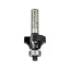 BOSCH Karbidový zaobľovací frézok s guľovým ložiskom 24,7 (r=6 mm) x 13,2 x 53 x 8 mm