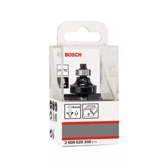  BOSCH Karbidový zaobľovací frézok s guľovým ložiskom 24,7 (r=6 mm) x 13,2 x 53 x 8 mm