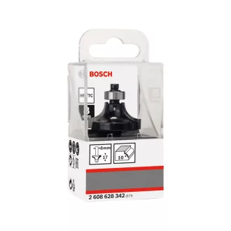   BOSCH Tvrdokovový zaobľovací fréza s guľovým ložiskom 32,7 (r=10 mm) x 16,5 x 57 x 8 mm