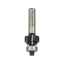 BOSCH Tvrdokovový guľatý frézovací nástroj s guľôčkovým ložiskom 18,7 (r=3 mm) x 10,2 x 53 x 8 mm