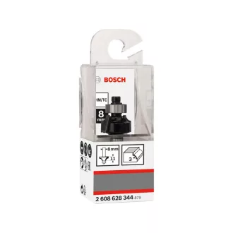   BOSCH Tvrdokovový guľatý frézovací nástroj s guľôčkovým ložiskom 18,7 (r=3 mm) x 10,2 x 53 x 8 mm