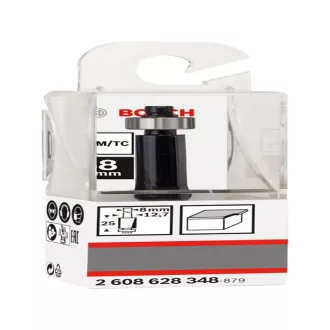   BOSCH Tvrdokovový fréza na čistenie hrán s guľovým ložiskom 12,7 x 25,4 x 68 x 8 mm