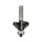 BOSCH Tvrdokovový frézovací bit "C" s loptovým ložiskom 31,8 (r=4,8 mm) x 9,5 x 14 x 57 x 8 mm