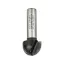 BOSCH Tvrdokovový koncový fréz 24,0 (r=12 mm) x 15,9 x 57 x 12 mm