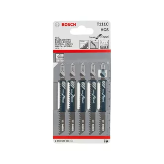   BOSCH Dekupírovacia píla pre drevo T 111 C 100/3,0 mm (5 ks)