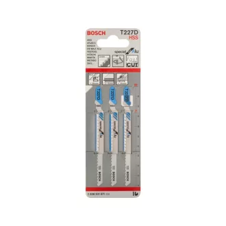  BOSCH Pílový list priamočiary na hliník T227D 100/3,0 mm HSS (3 ks)