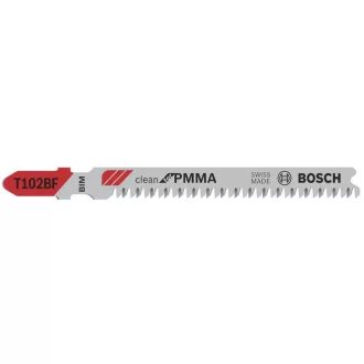   BOSCH Decoupage pílový list na PVC T 102 BF 92/1,8 mm bimetal (3 ks)