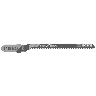   BOSCH Pílový list priamočiary na drevo T 119 BO 83/2,0 mm HCS (3 ks)