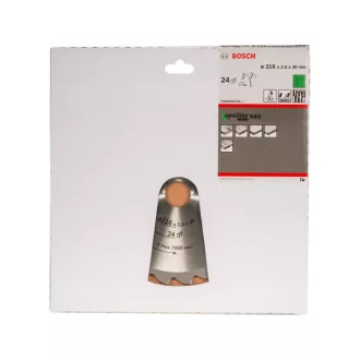   BOSCH Pílový kotúč na drevo 216 x 30 x 2,0 mm / 24T Optiline Wood ATB / N