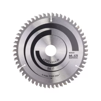   BOSCH Univerzálny pílový kotúč 200 x 30 x 2,4 mm / 54T MultiMaterial HLTCG