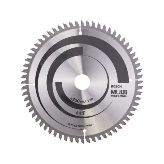   BOSCH Univerzálny pílací kotúč 230 x 30 x 2,4 mm / 64T MultiMaterial HLTCG