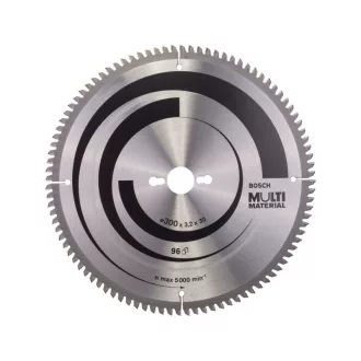   BOSCH Univerzálny pílový kotúč 300 x 30 x 3,2 mm / 96T MultiMaterial HLTCG