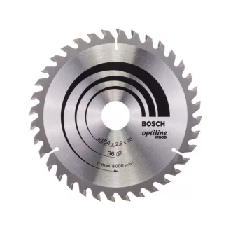   BOSCH Pílka na drevo 184 x 30 x 2,6 mm / 36T Optiline Wood ATB