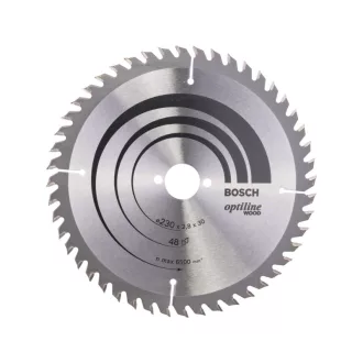   BOSCH Pílací disk na drevo 230 x 30 x 2,8 mm / 48T Optiline Wood ATB