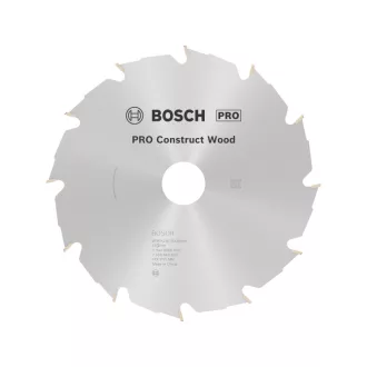   BOSCH PRO Pílový kotúč na drevo 190 x 30 x 2,6 mm / 12T Construct Wood