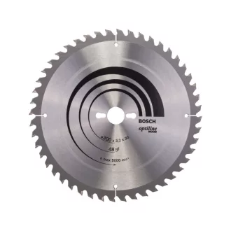   BOSCH Pílka na drevo 300 x 30 x 3,2 mm / 48T Optiline Wood ATB / UW