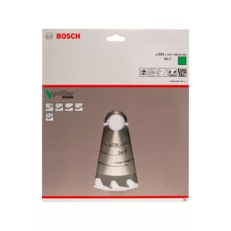   BOSCH Pílový kotúč na drevo 235 x 30/25 x 2,8 mm / 24T Optiline Wood ATB