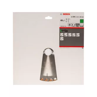   BOSCH Pílací disk na drevo 250 x 30 x 3,2 mm / 40T Optiline Wood ATB