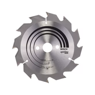   BOSCH Pílka na drevo 150 x 20/16 x 2,4 mm / 12T Optiline Wood ATB