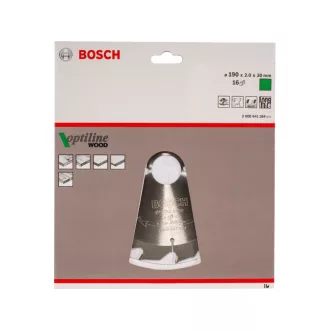   BOSCH Pílový kotúč na drevo 190 x 30 x 2,0 mm / 16T Optiline Wood ATB
