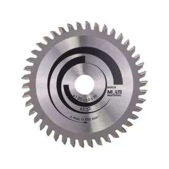   BOSCH Univerzálny pilový kotúč 130 x 20/16 x 2,0 mm / 42T MultiMaterial HLTCG