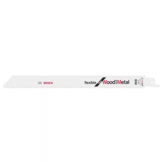   BOSCH Pílové listy na sablírovú pílu pre kolíkové drevo S 1122 HF 225 mm / 10TPI bimetal (100 ks)