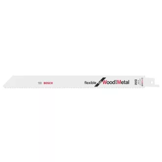   BOSCH Pílový list priamočiary na drevo s hrotmi S 1122 HF 225 mm / 10TPI bimetal (2 ks)