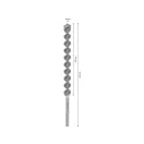BOSCH Skalný vrták 38 x 520/400 štvorhranný SDS-Max-4