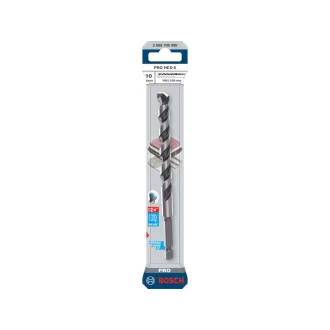   BOSCH PRO HEX-5 Vrták do kameňa 10,0 x 150/100 mm s obojstranným bitovým uchytením