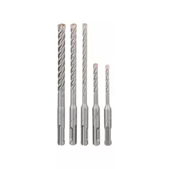   BOSCH 5X Sada vrtákov na skaly 5-dielna štvorhranná SDS-Plus (5 / 6 x 110 mm; 6 / 8 / 10 x 160 mm)