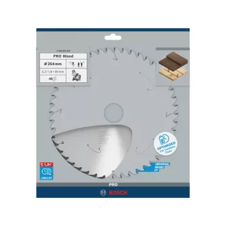 BOSCH PRO Pílací kotúč na drevo 254 x 30 x 2,2 mm / 48T